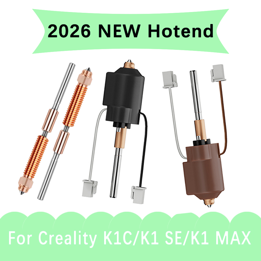 High Flow Ceramic Hotend - NOVO Hotend 2026 para Creality K1C