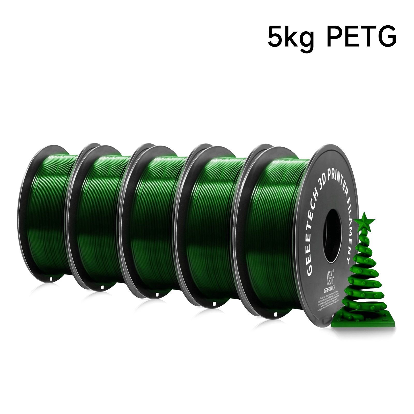 Petg Filament - Filamento Geeetech 5kg PETG 1.75mm para