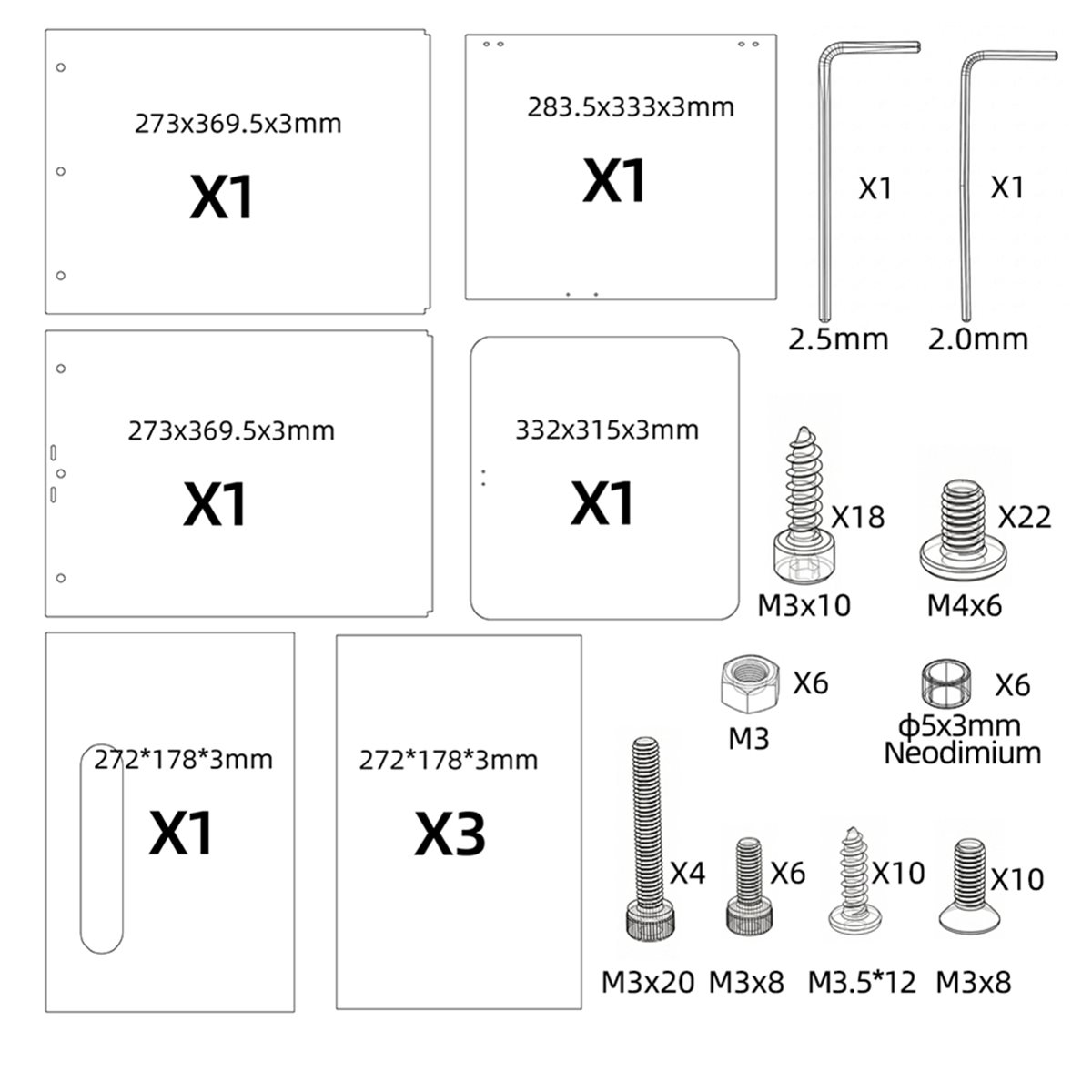 Enclosure 3D Printer - [PACK DE VALOR] Kit de Proteção