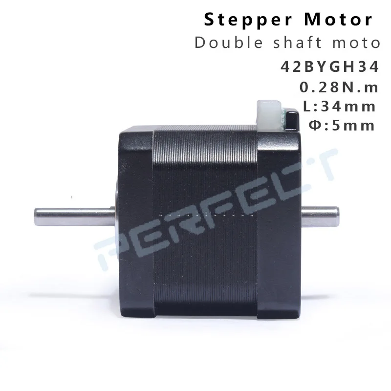 Closed Loop Stepper Motor Nema 17 - Motor de Eixo Duplo 42BYGH34 Nema