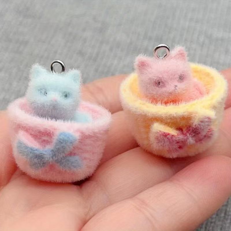 4 peças de pingente de gato em - Resin avaliação e preço