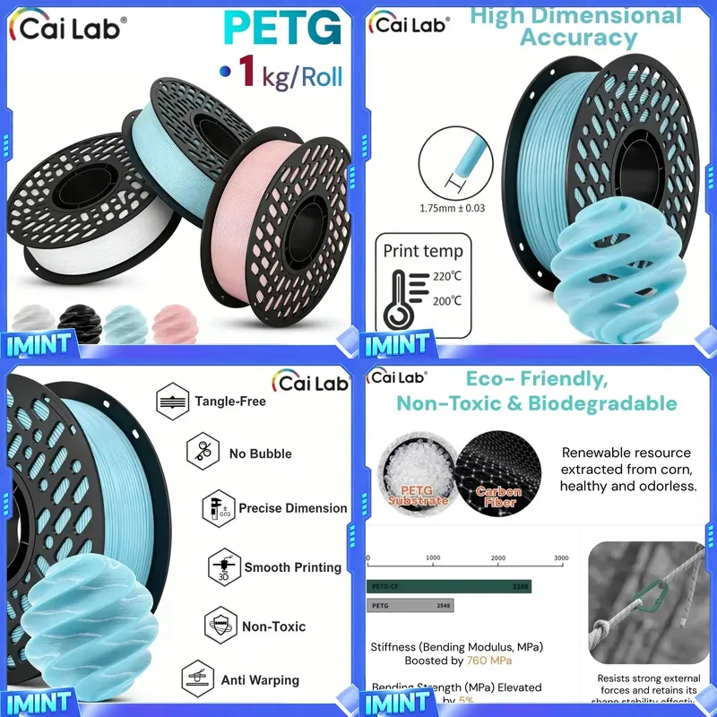 Filamento PETG CaiLab 1KG, 1.7 - Fdm Printer avaliação e preço