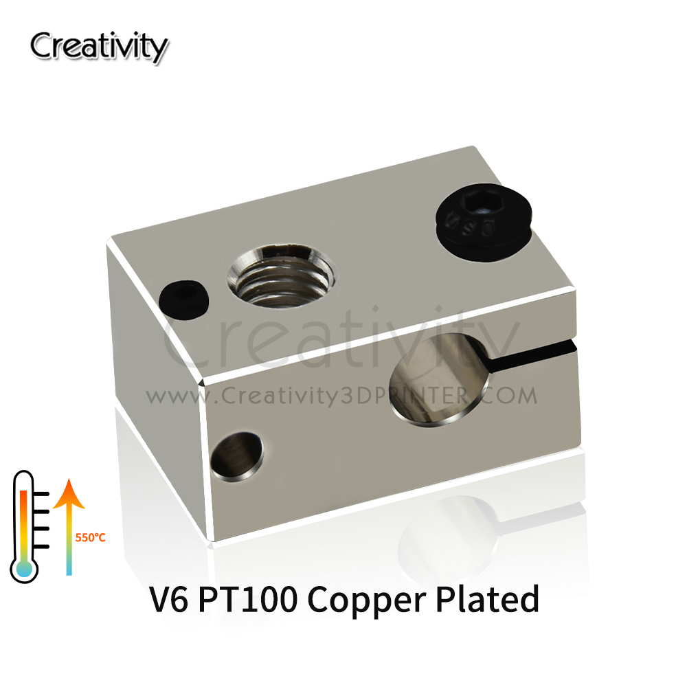Bloco Aquecedor V6 PT100 de Co - Direct Drive Extruder avaliação e preço