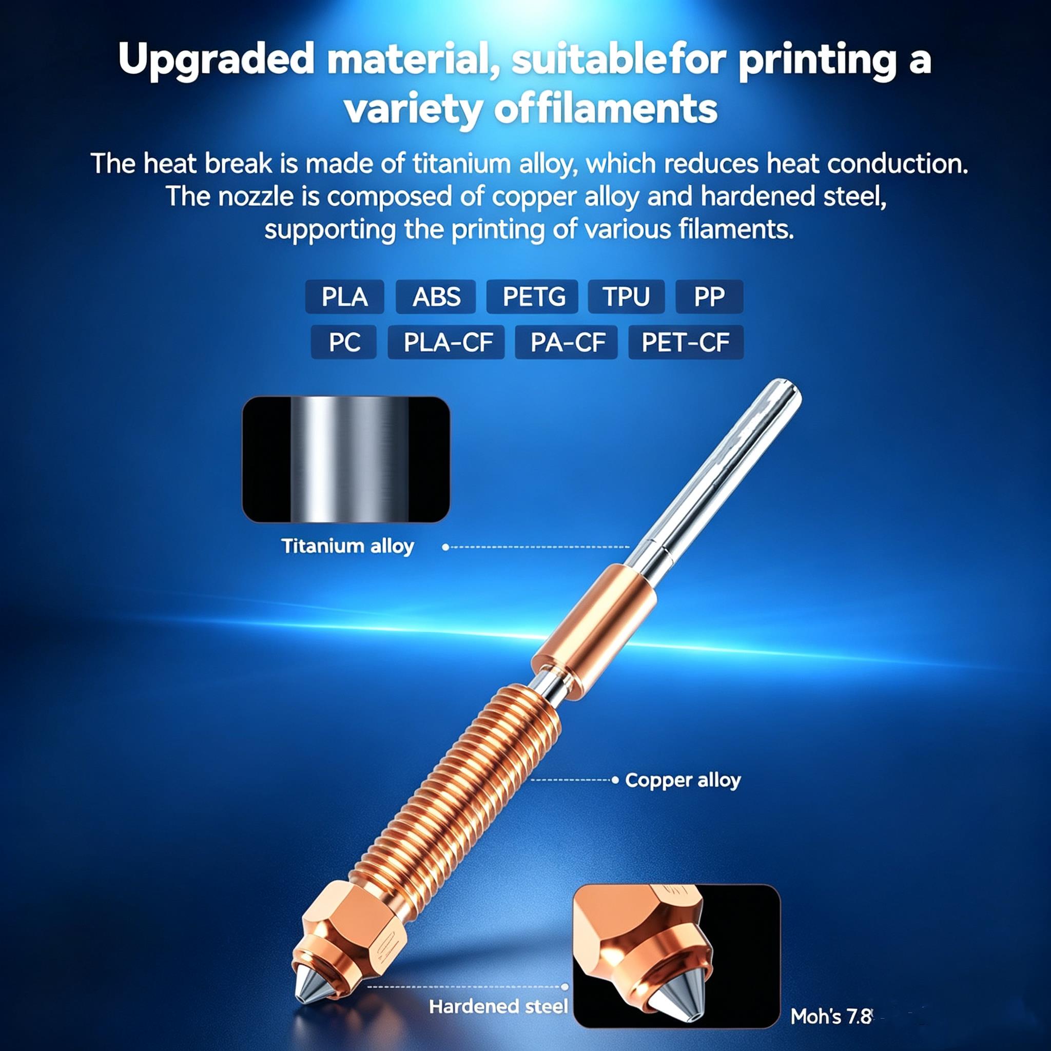 Kit de hotend com bloco de aqu - High Flow Ceramic Hotend avaliação e preço