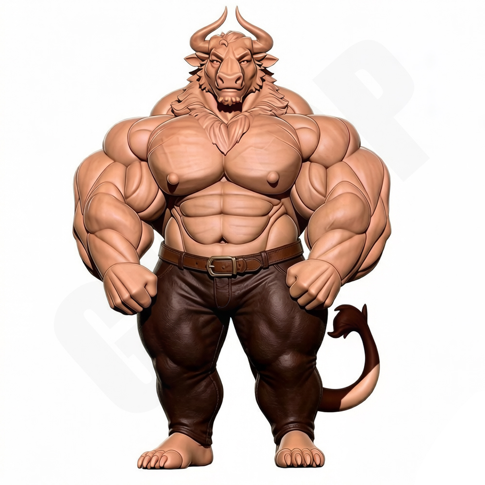 Hunky Fitness Muscle Bull 1/24 - Resin Printer avaliação e preço